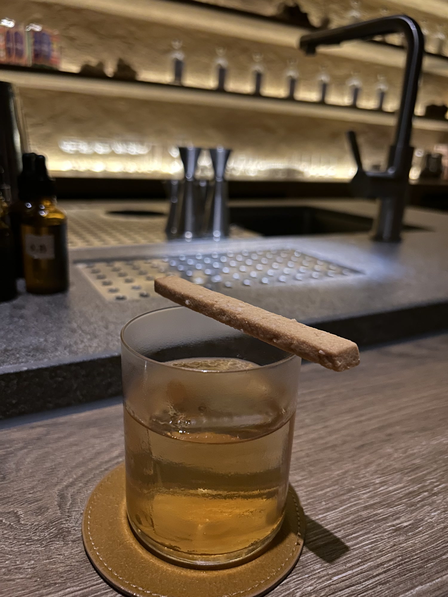 Soy Caramel cocktail at Zest